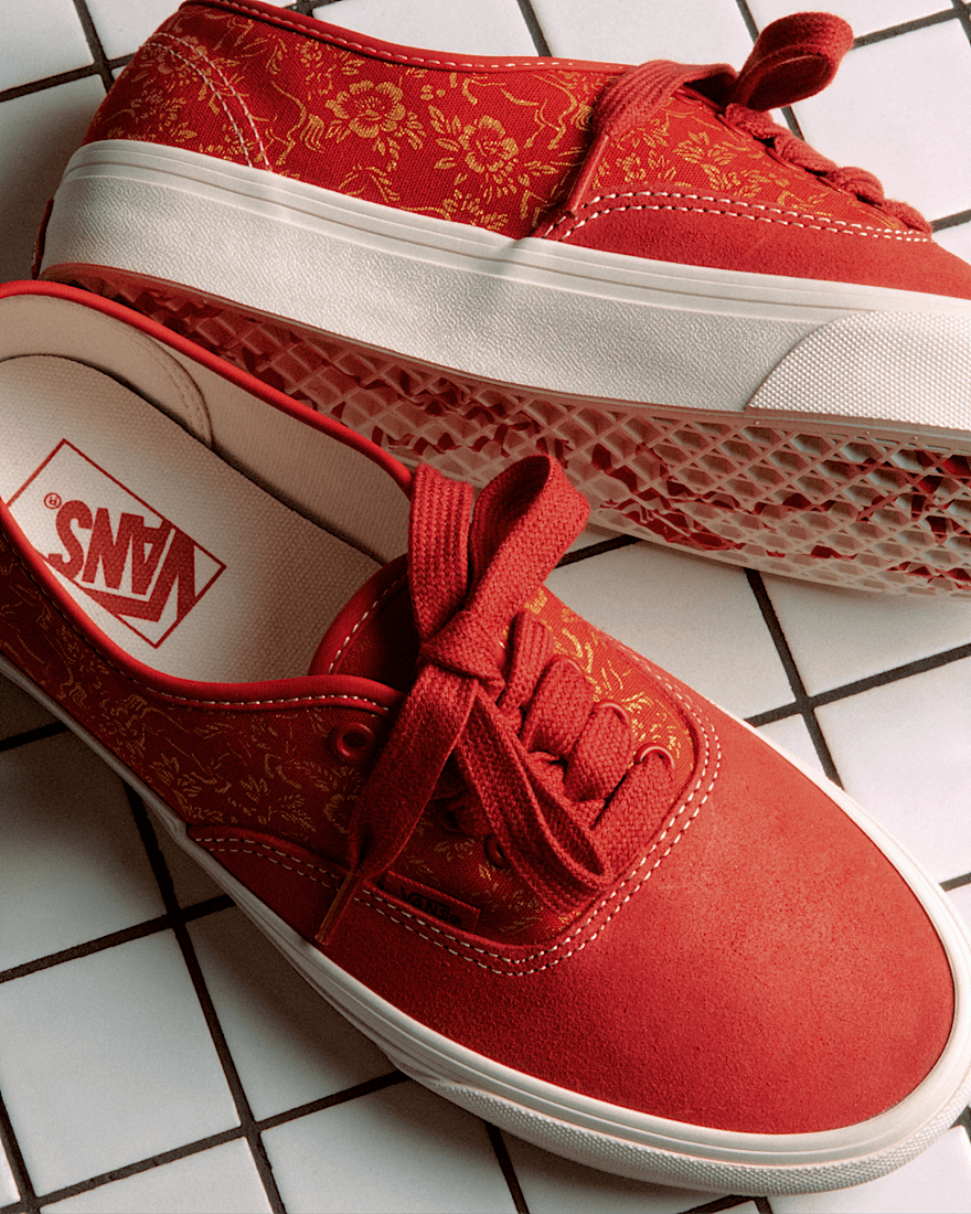 Authentic Year of the Horse Schuhe VANS RotGold ALT2