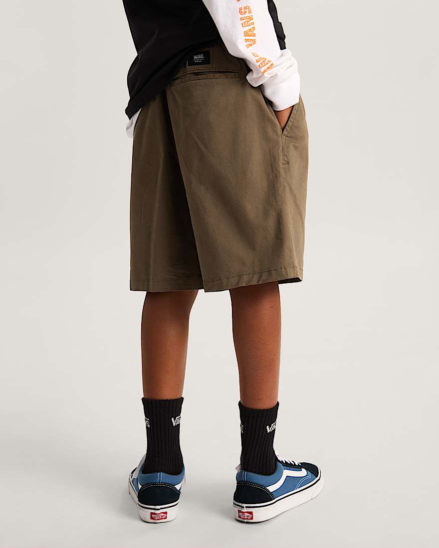 Kinder Range Shorts mit elastischem Bund 814 Jahre VANS Braun ALT3