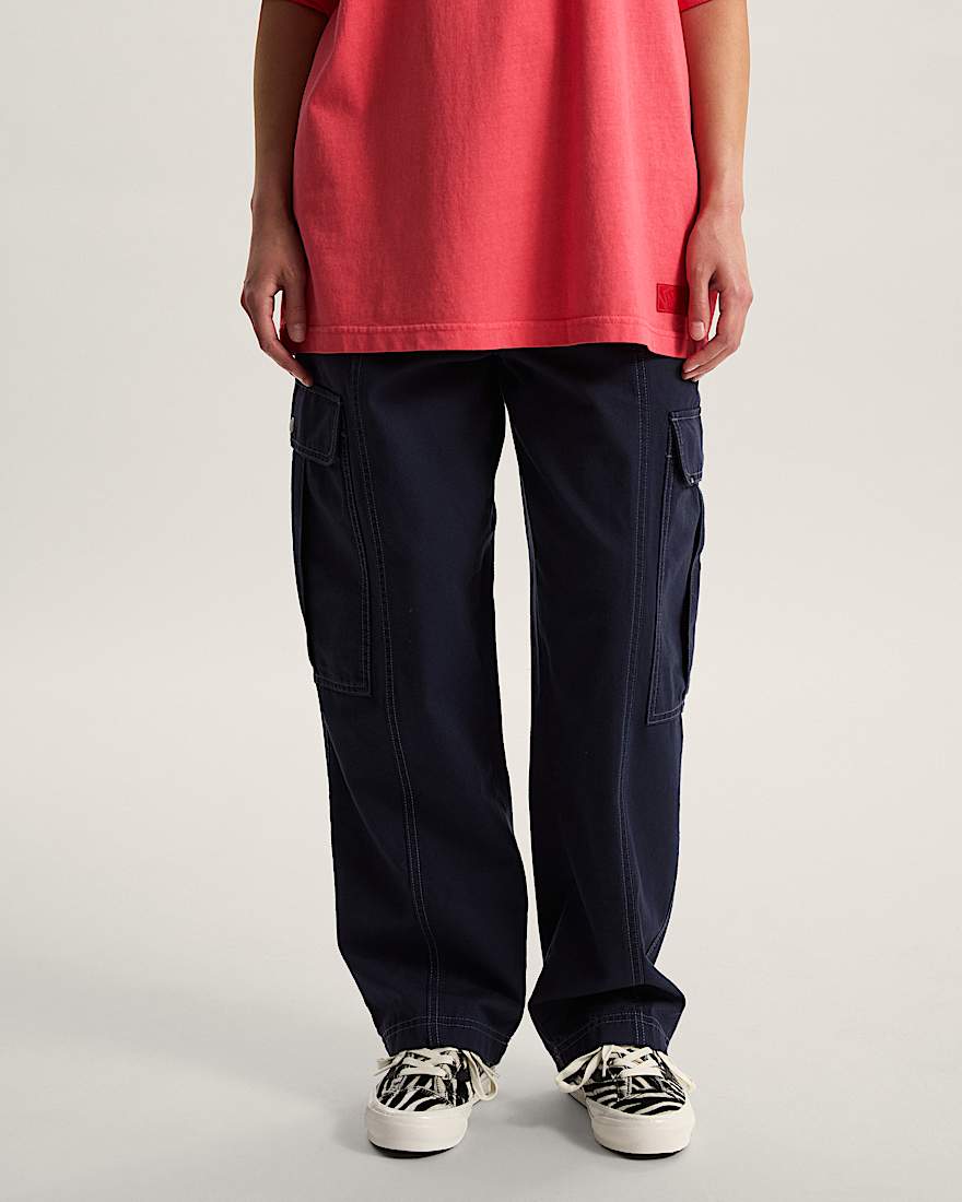 Canvas Sidewalk Hose VANS Blau ALT2