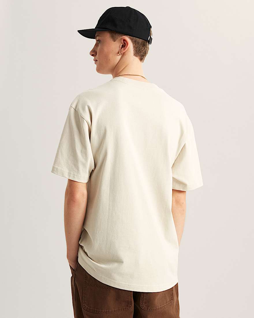 Left Chest Logo II TShirt VANS Beige ALT3
