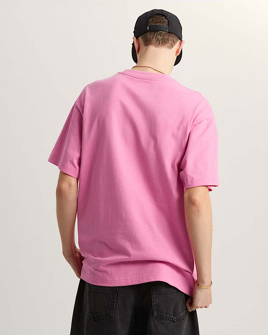 Lockeres TShirt mit Logo auf der linken Brust II VANS Rosa ALT3