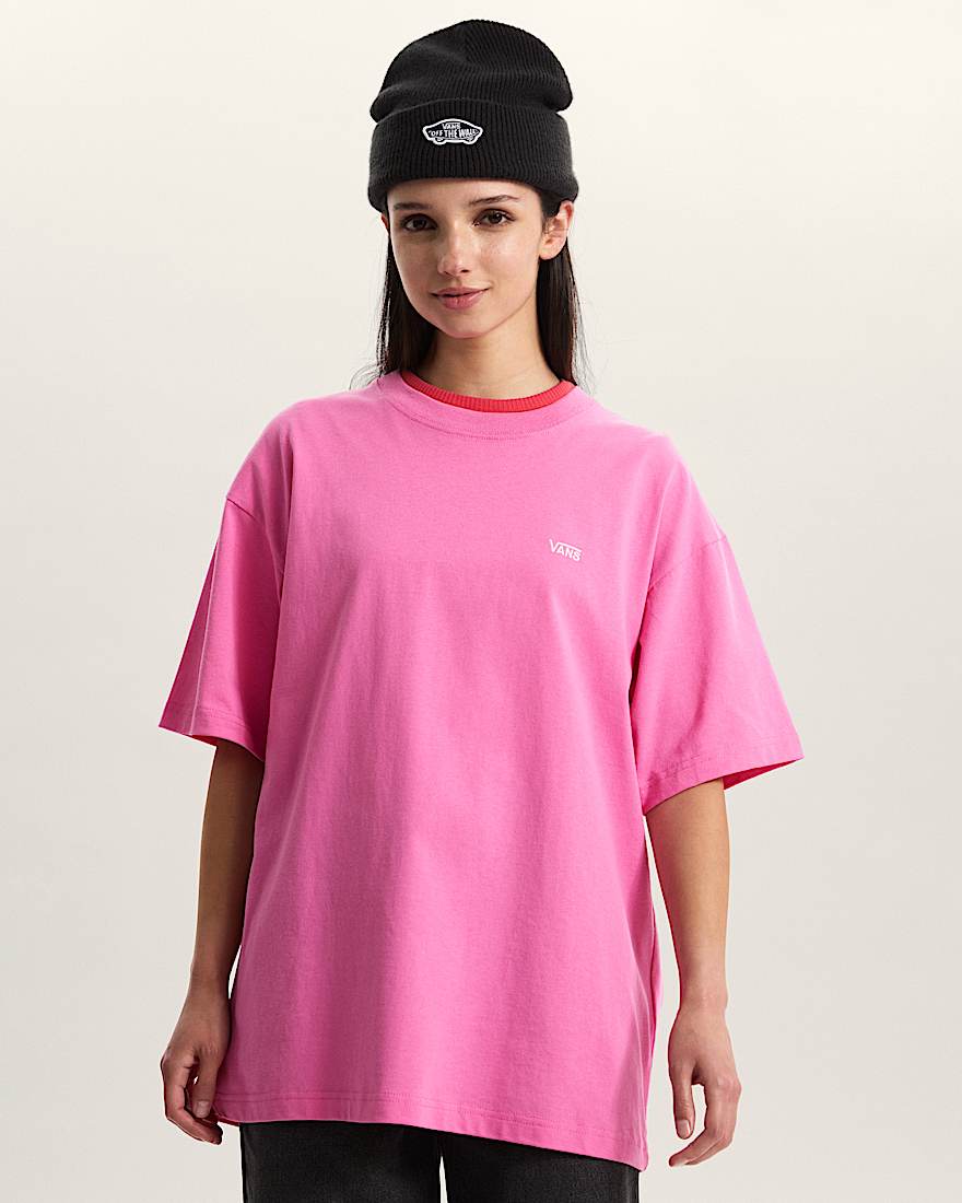 Lockeres TShirt mit Logo auf der linken Brust II VANS Rosa ALT6