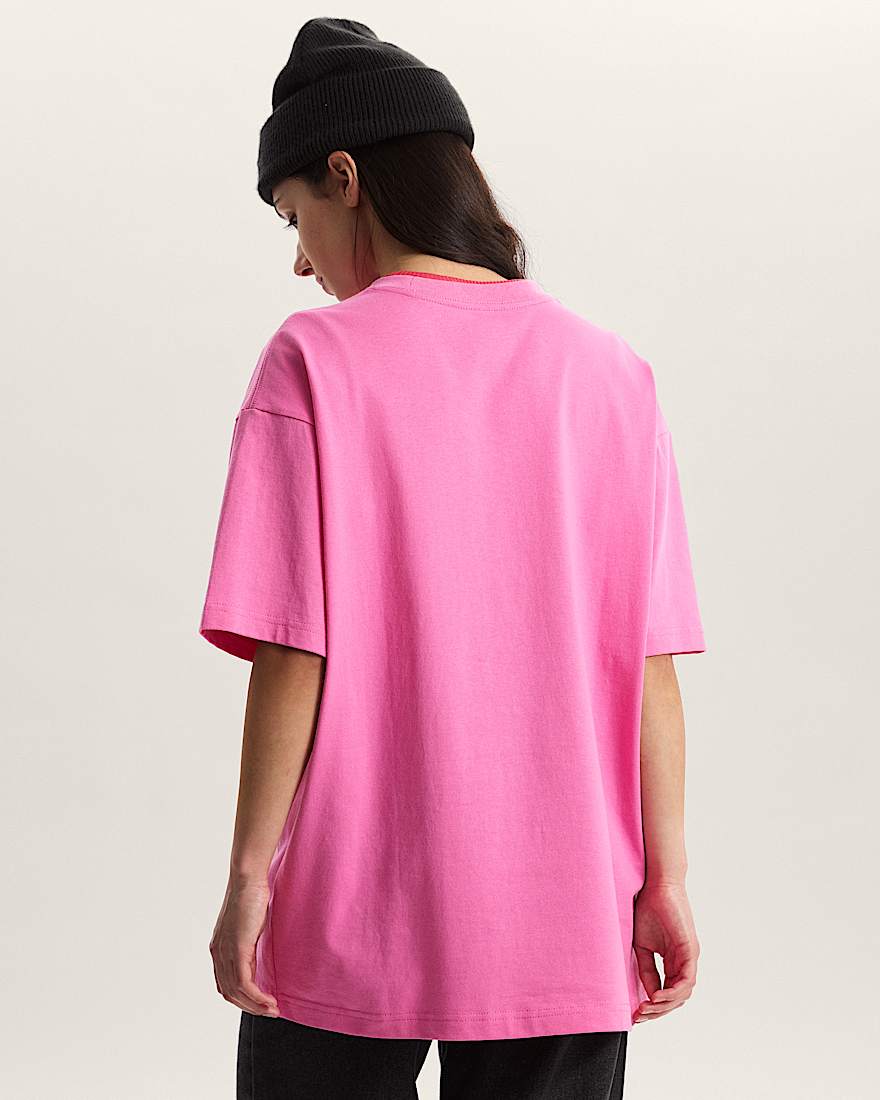 Lockeres TShirt mit Logo auf der linken Brust II VANS Rosa ALT7