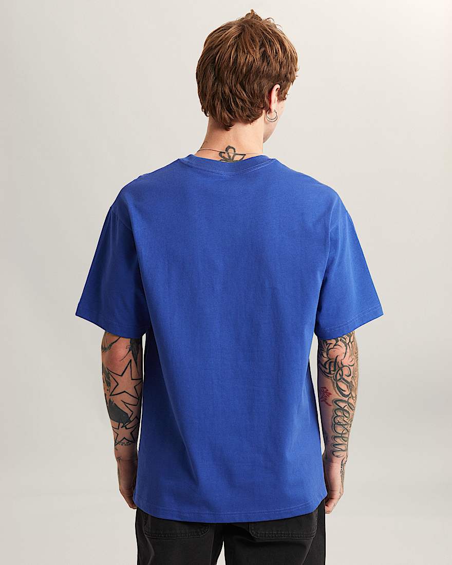 Lockeres TShirt mit Logo auf der linken Brust II VANS Blau ALT3