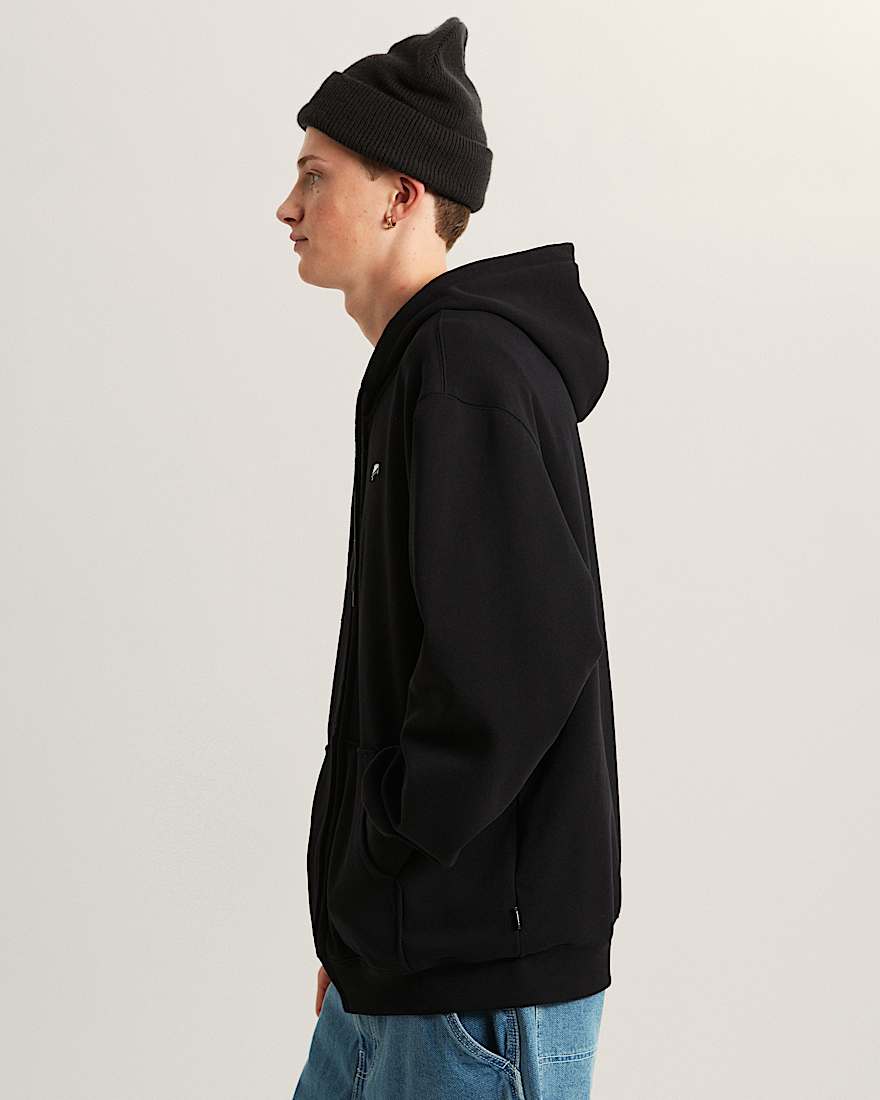 Salton Hoodie mit Reiverschluss VANS Schwarz ALT4
