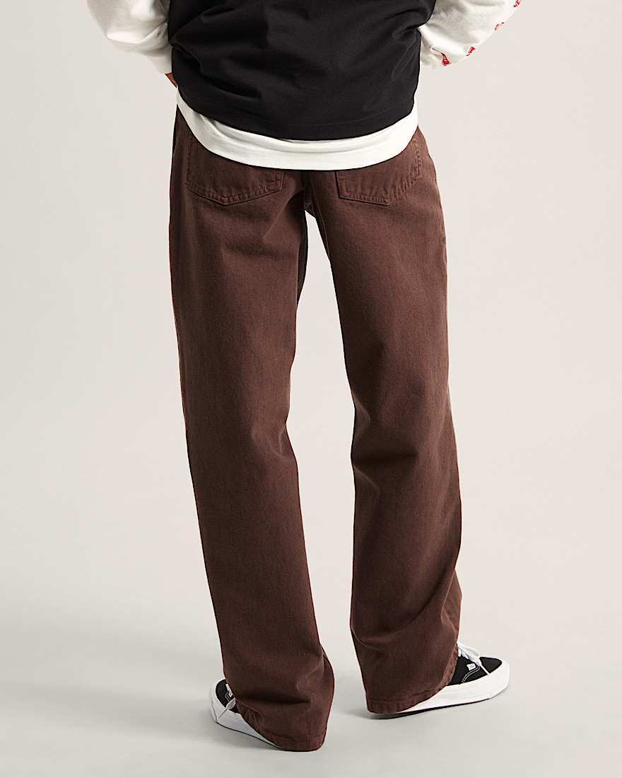 Check5 Loose Denim Pant Dark Brown VANS Braun ALT3