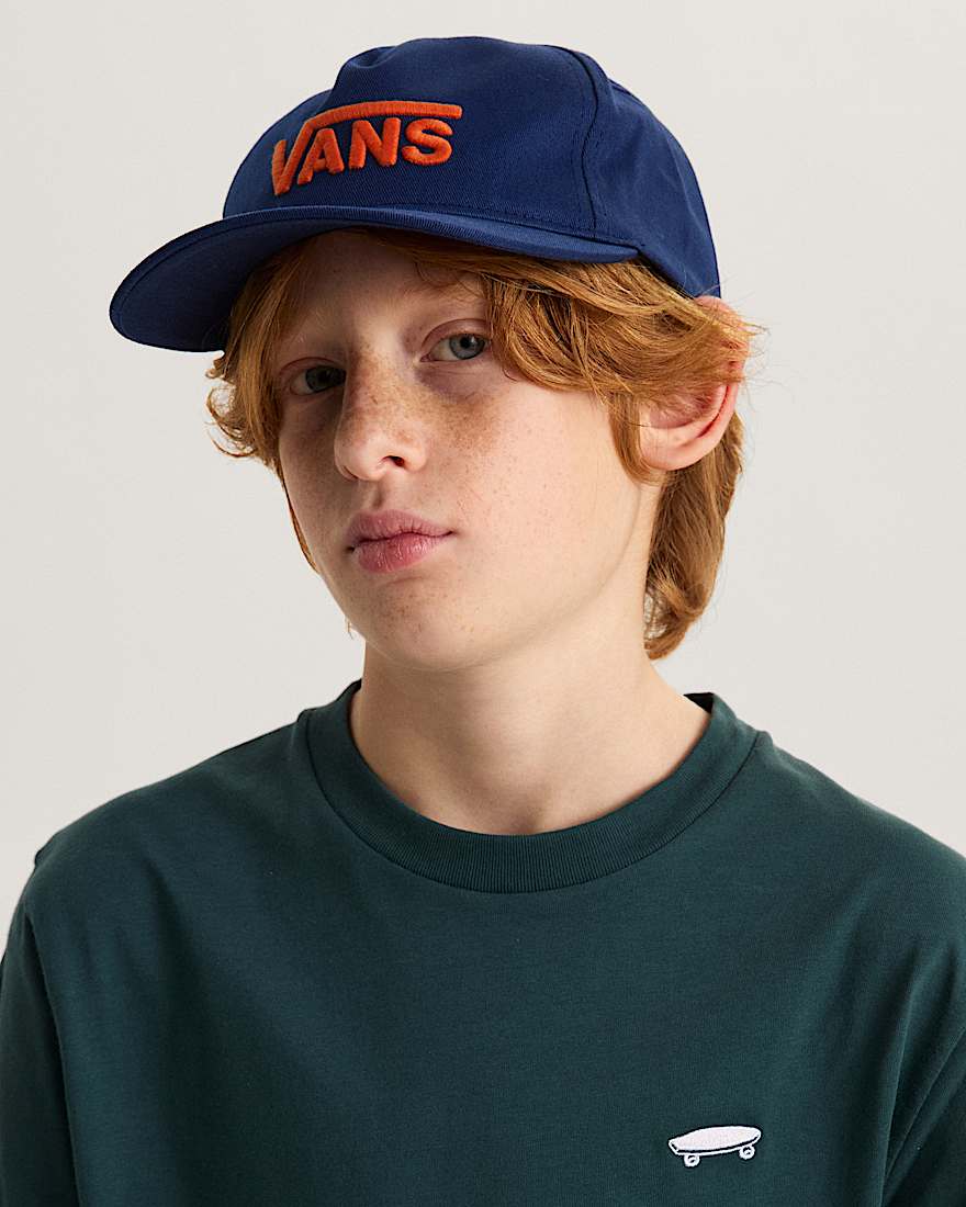 Drop V Logo Snapback Cap VANS Blau ALT3