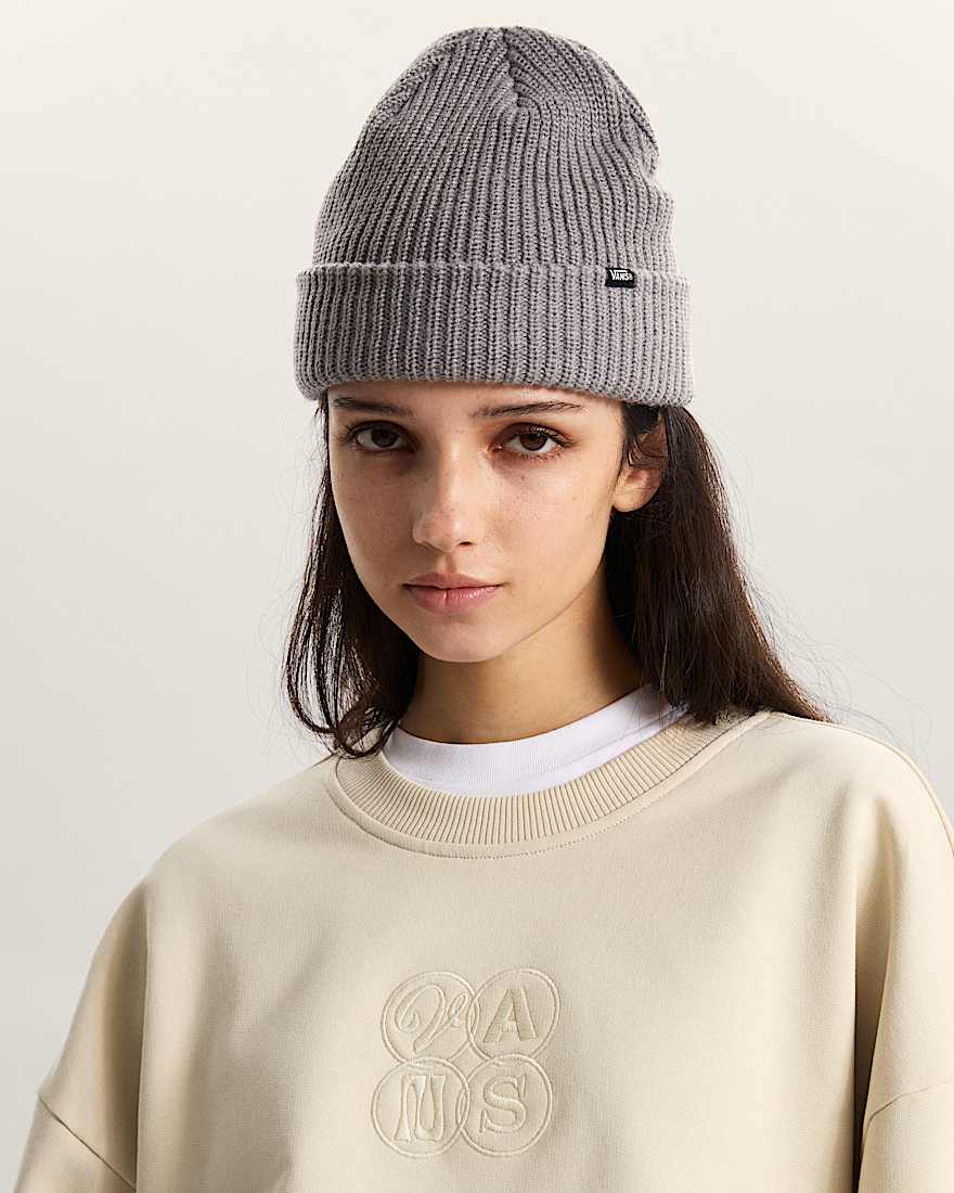 Core Basic Beanie mit Umschlag VANS Grau ALT3