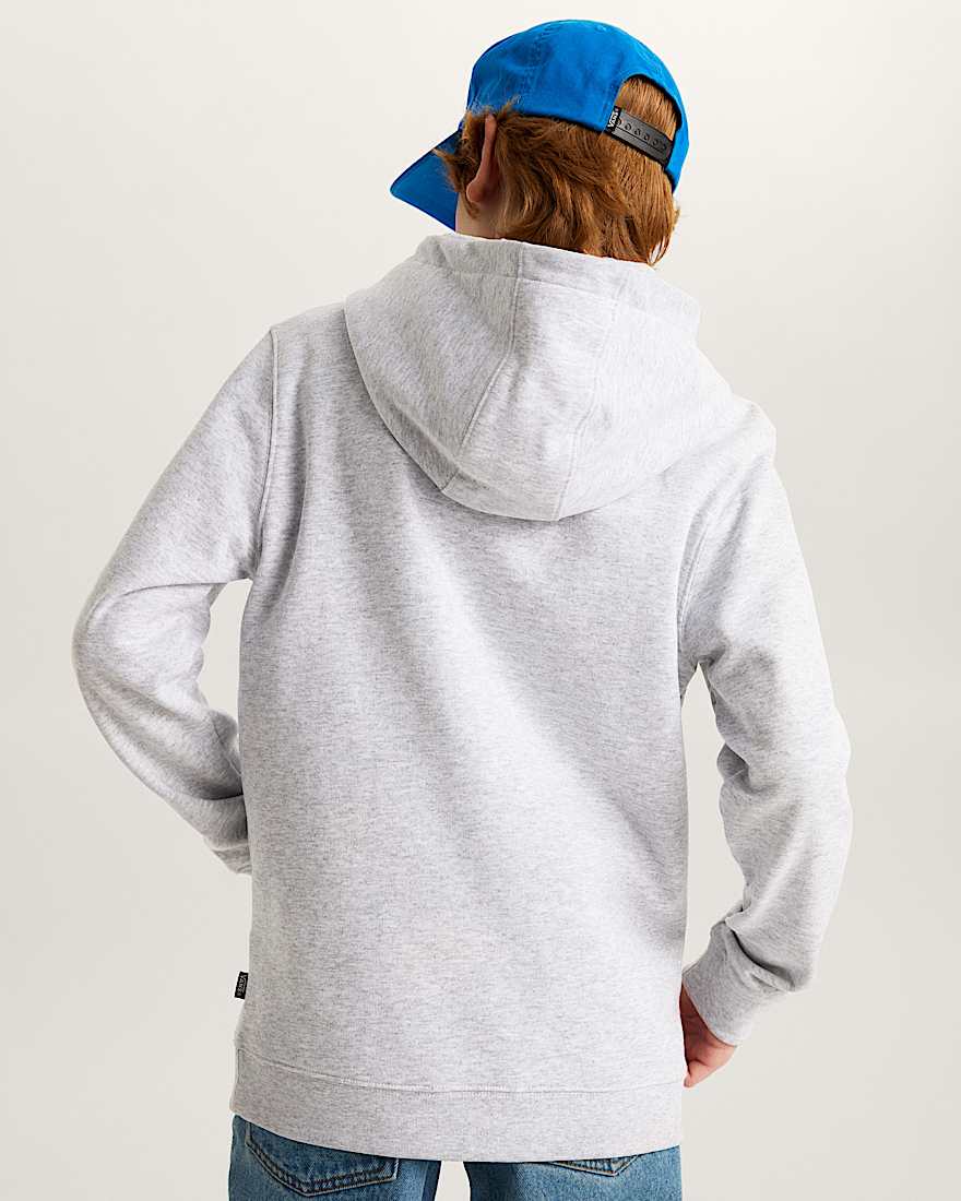 Kinder Blocked Box Hoodie mit Reiverschluss 814 Jahre VANS Grau ALT3