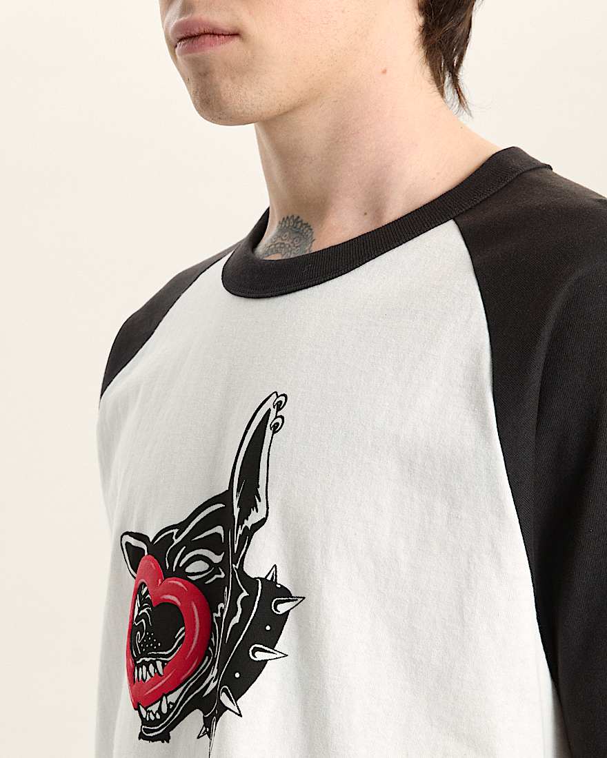 Kurzes Dayana Dog Face TShirt VANS Wei ALT5