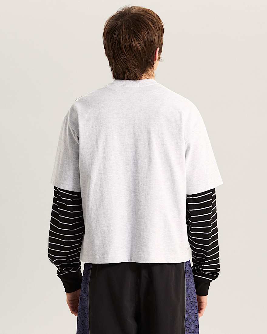 Smoke Skull Short SS Tee ASH HEATHER VANS Grau ALT3