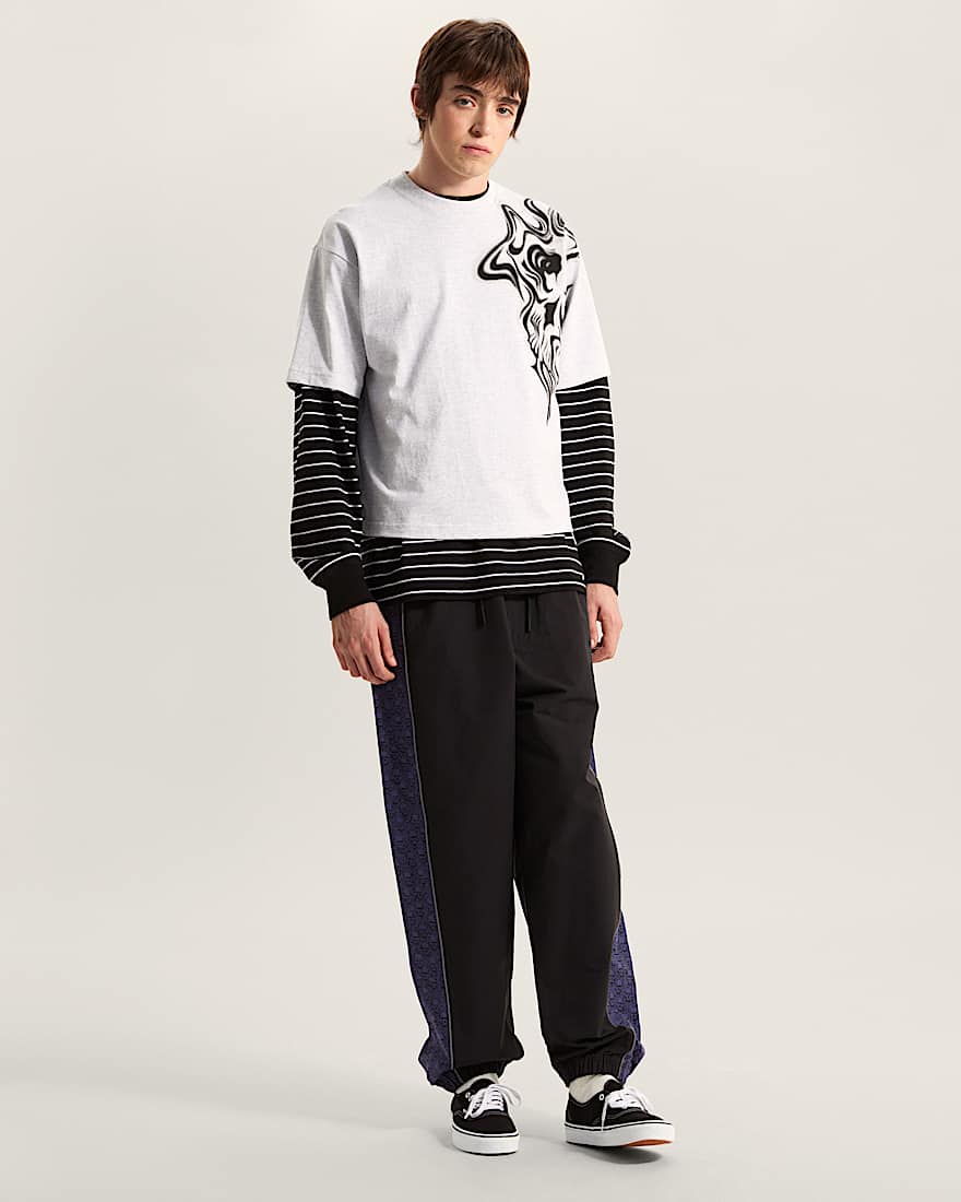 Smoke Skull Short SS Tee ASH HEATHER VANS Grau ALT4