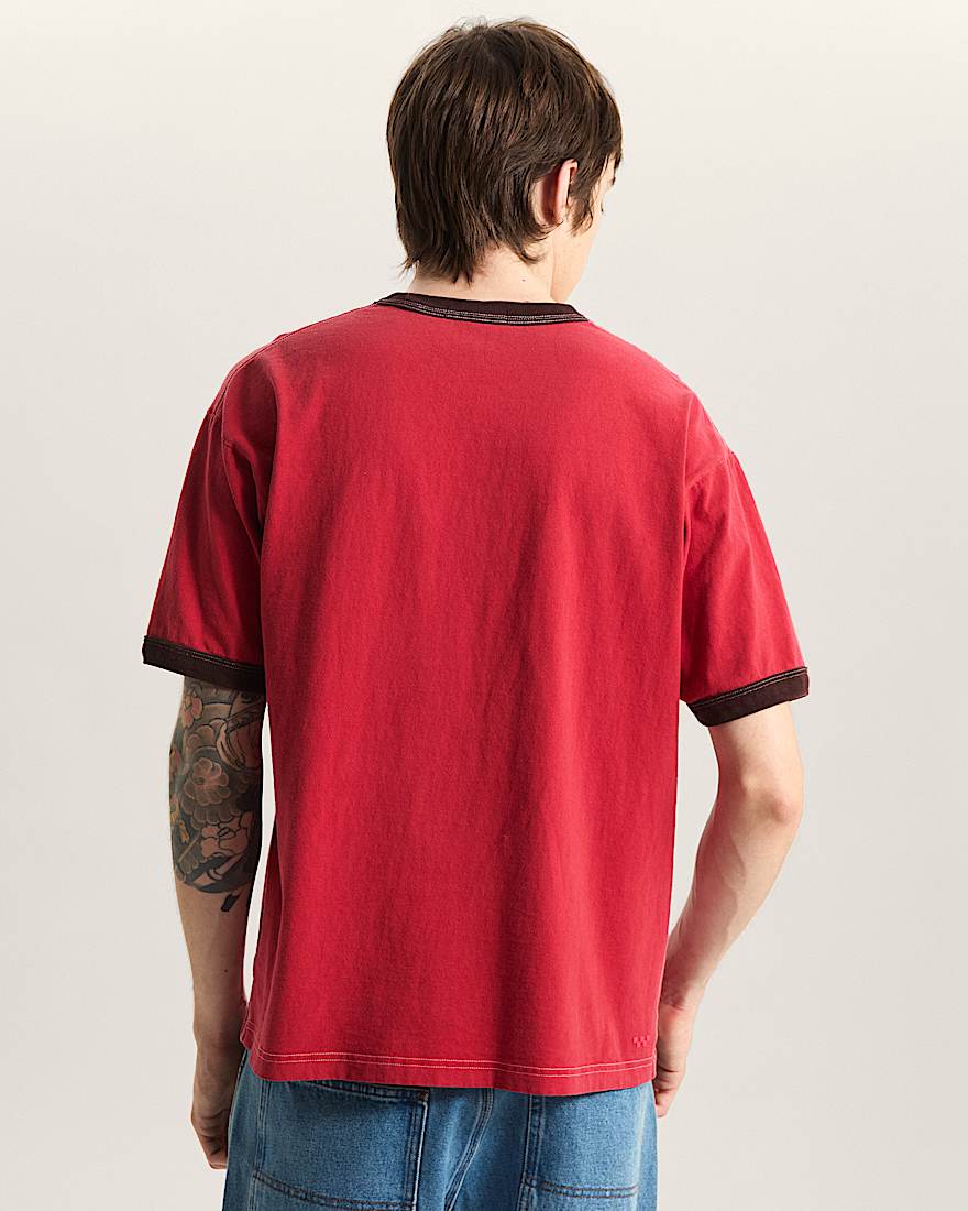 Flame Face TShirt VANS Rosa ALT3