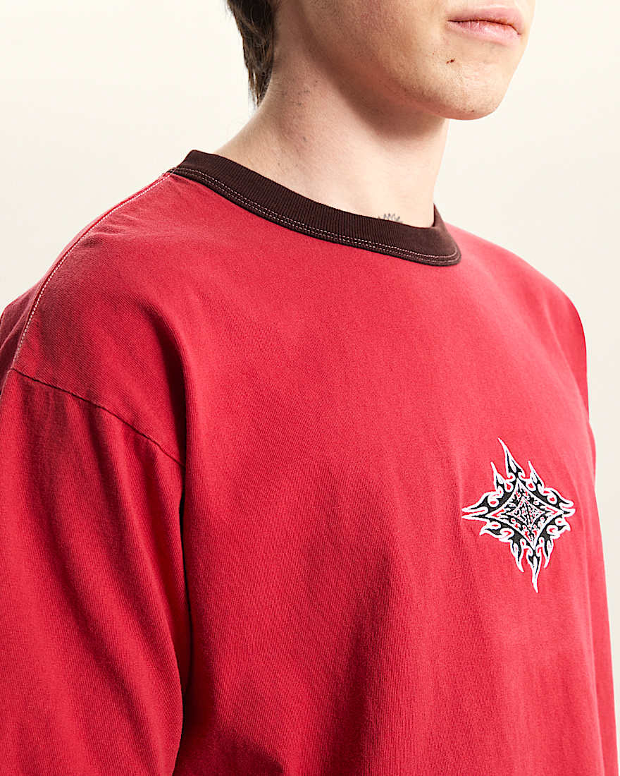 Flame Face SS Tee Crimson Haze VANS Rosa ALT5