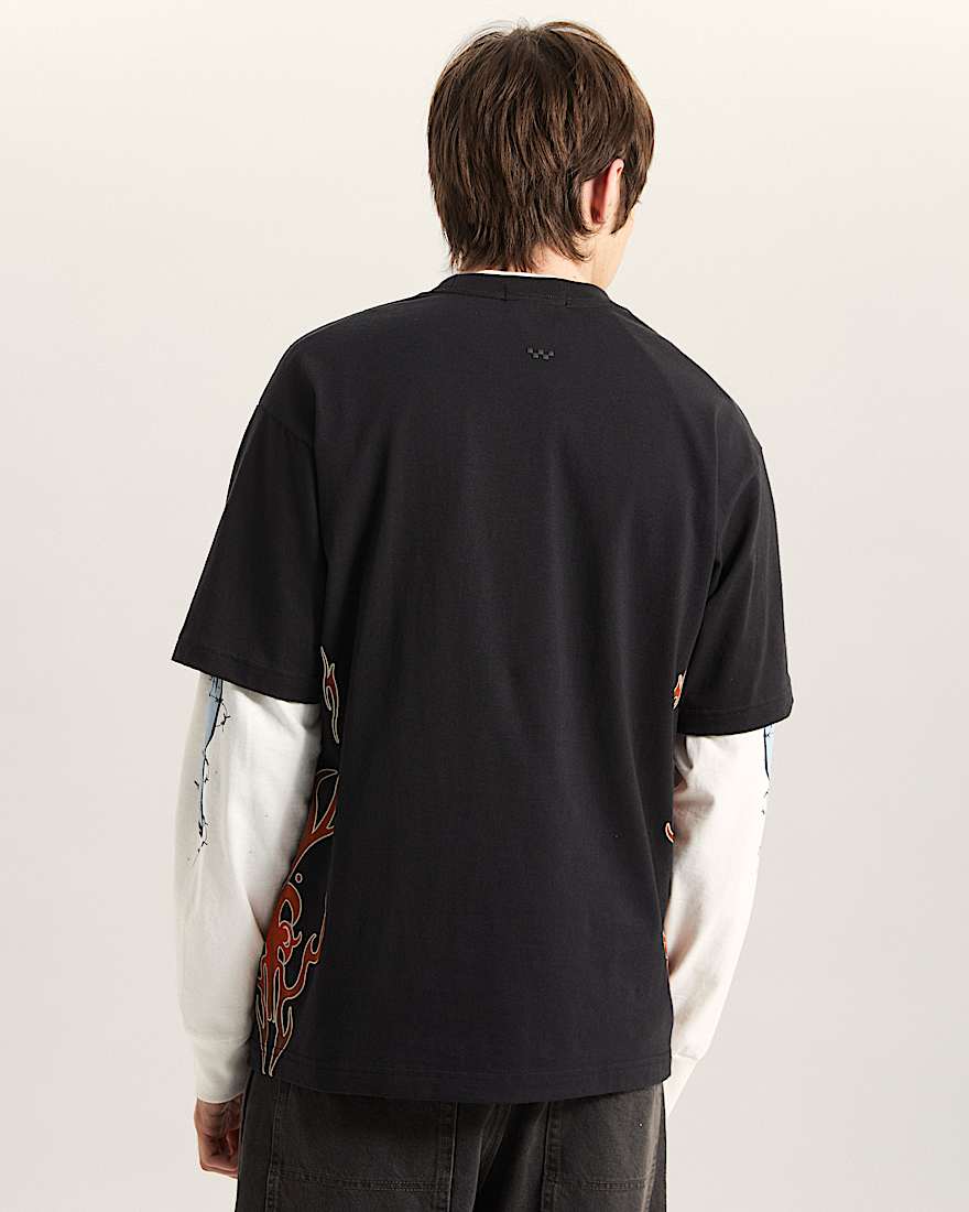 Dayana Side Tribal TShirt VANS Schwarz ALT3
