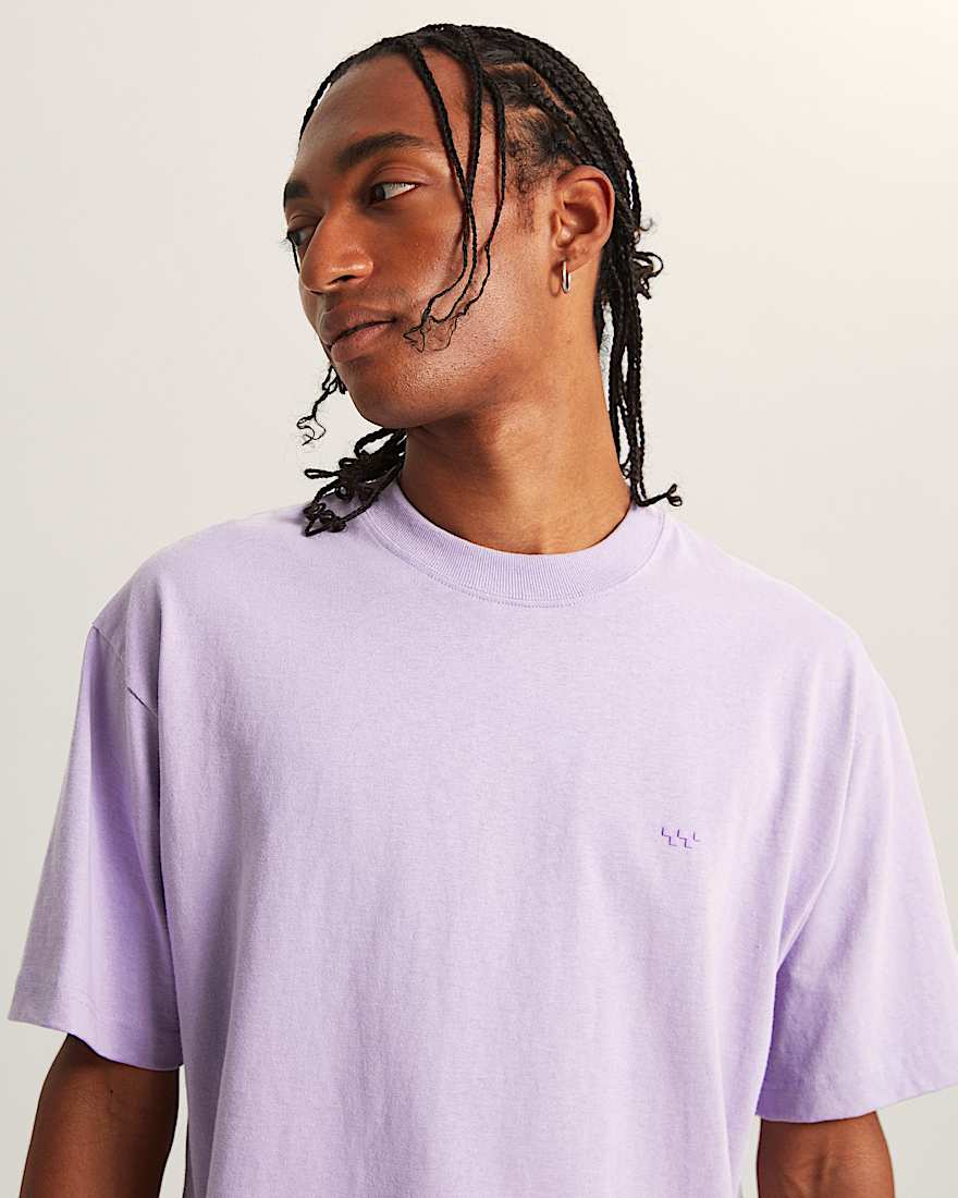 Kurzes Blurred Face TShirt VANS Fliederfarben ALT5