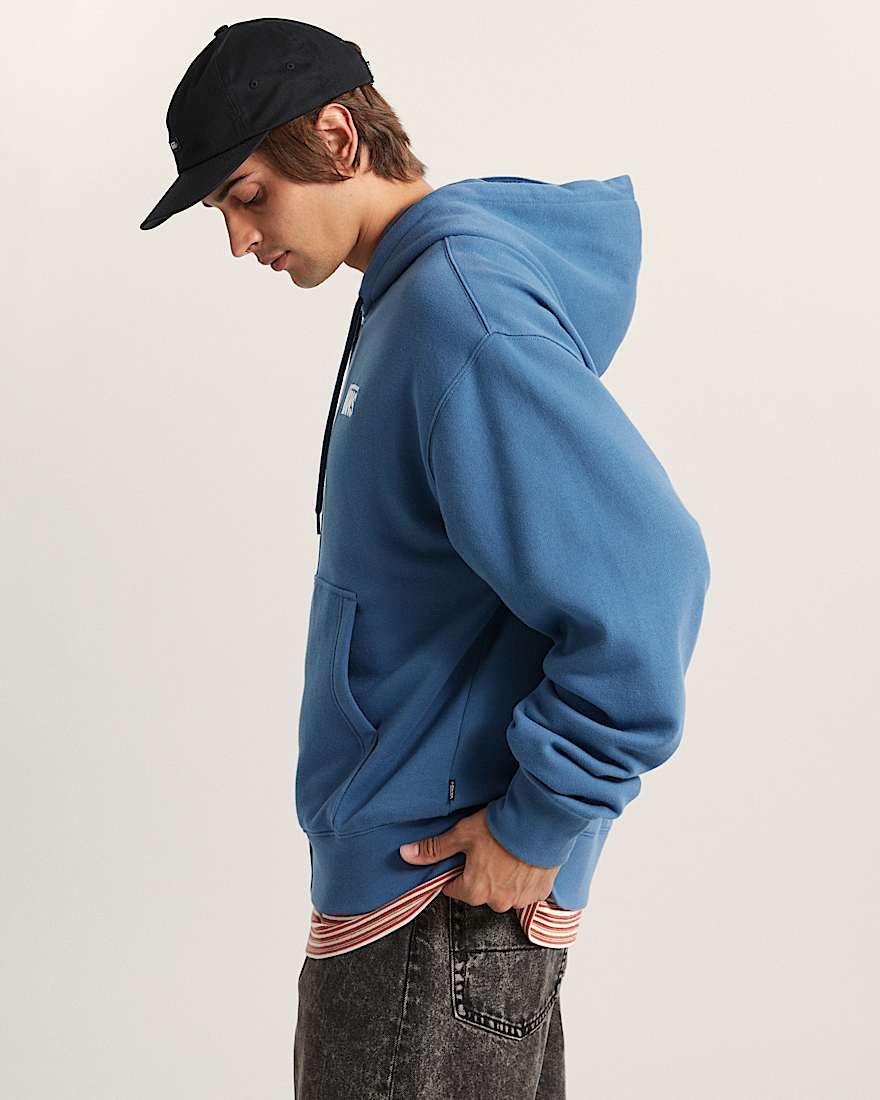 StretchKapuzenjacke mit Logo und Reiverschluss VANS Blau ALT4