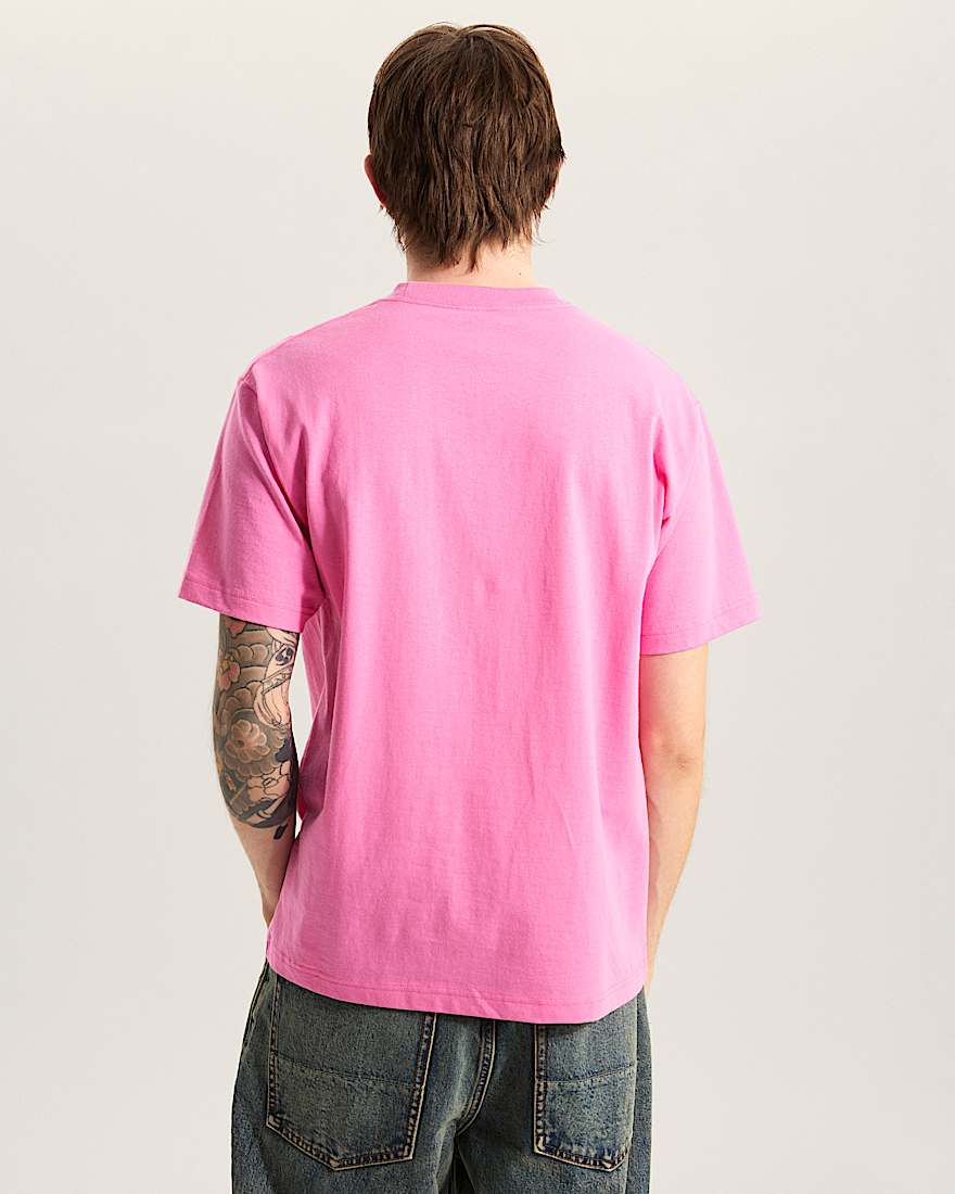 StretchTShirt mit Logo VANS Rosa ALT3