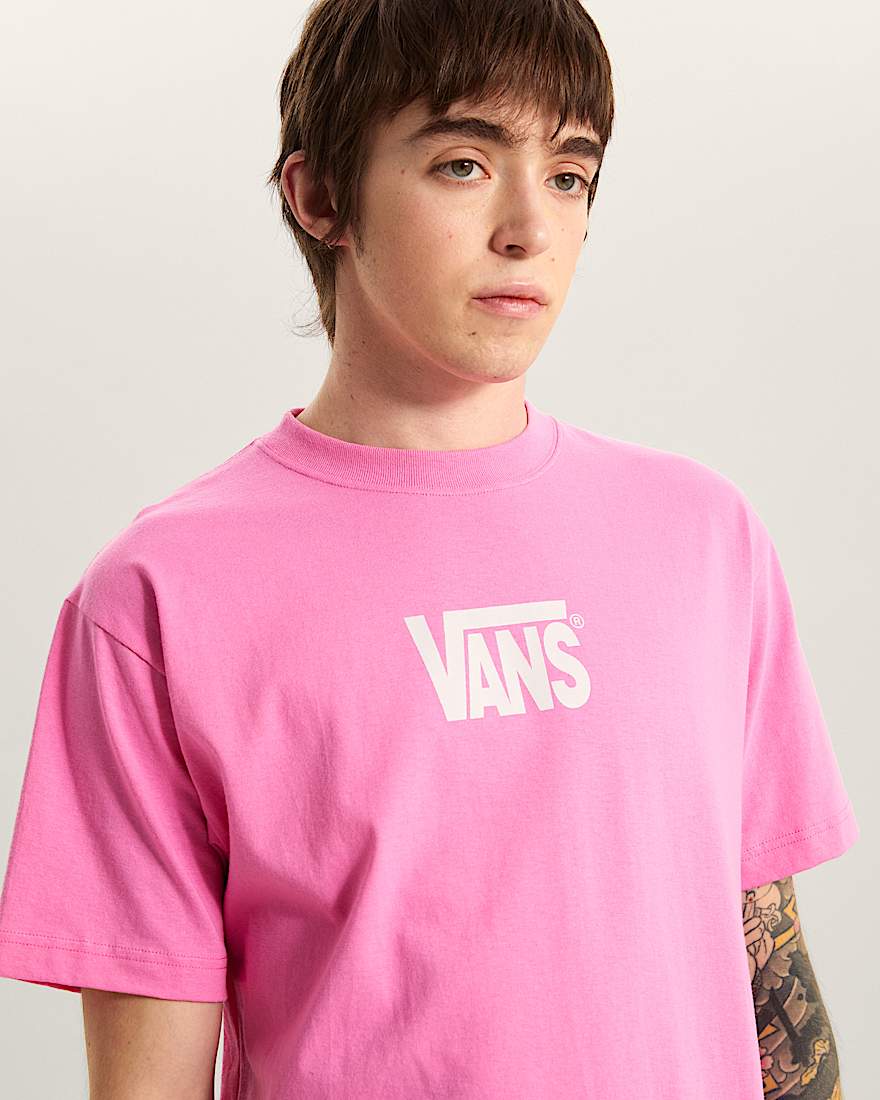 StretchTShirt mit Logo VANS Rosa ALT5