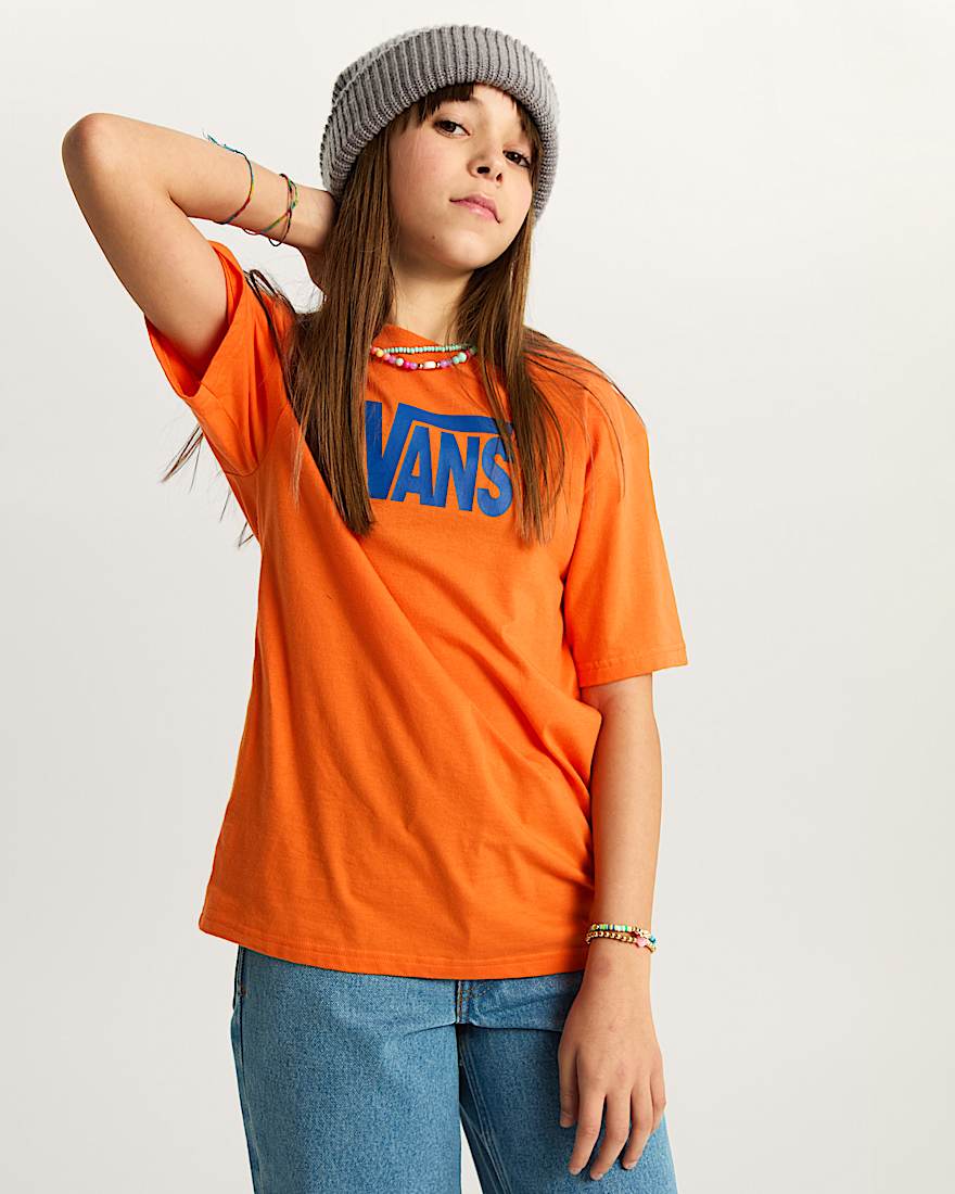 Kinder StretchTShirt mit Logo 814 Jahre VANS Orange ALT5