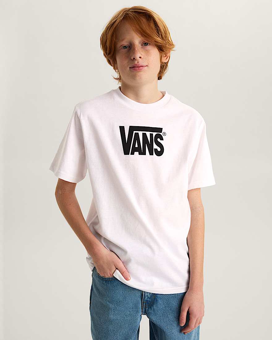 Kinder StretchTShirt mit Logo 814 Jahre VANS Wei ALT2