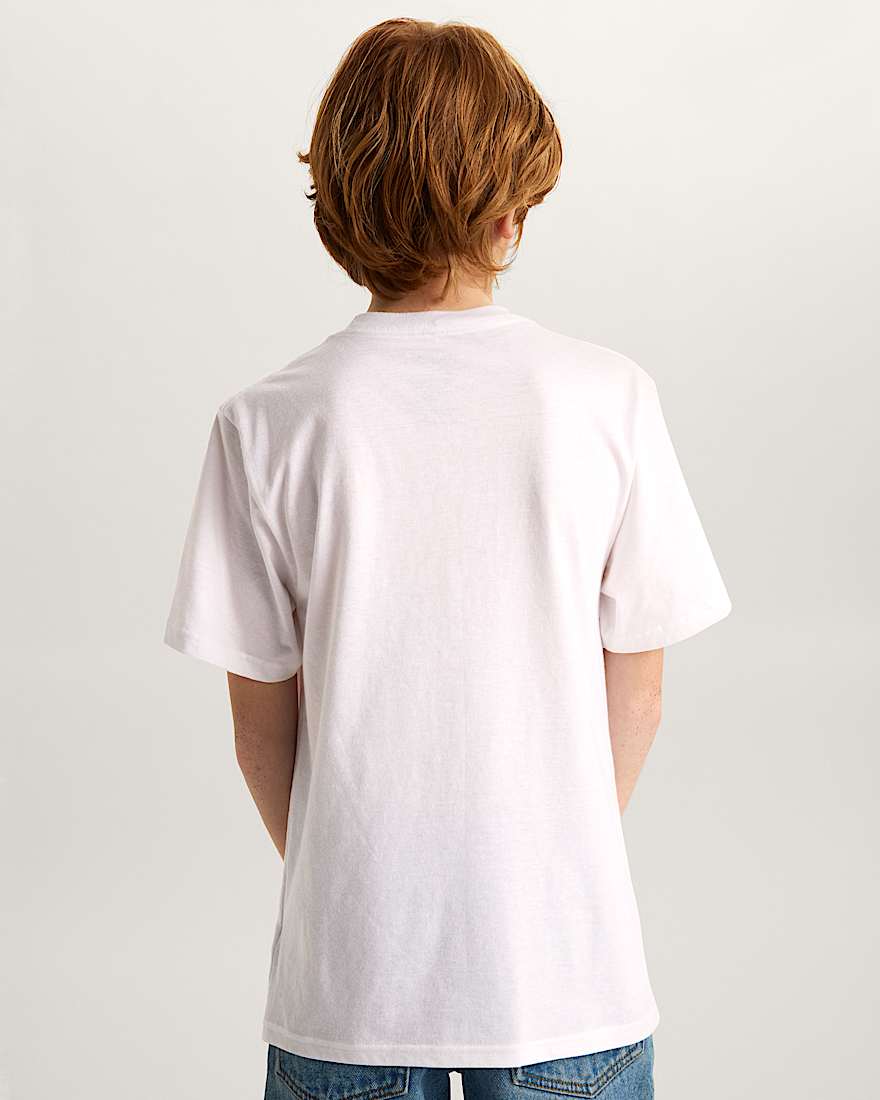 Kinder StretchTShirt mit Logo 814 Jahre VANS Wei ALT3