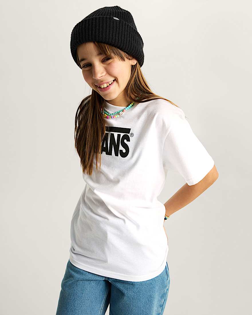 Kinder StretchTShirt mit Logo 814 Jahre VANS Wei ALT5
