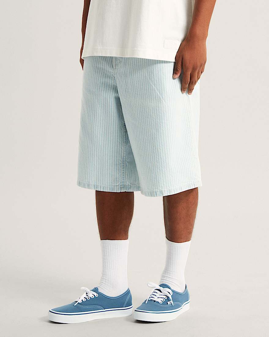 Check5 BaggyDenimShorts VANS Grau ALT2