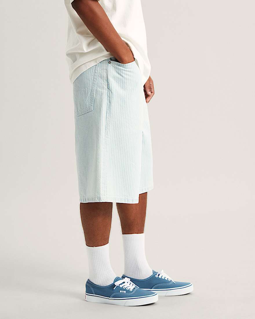 Check5 BaggyDenimShorts VANS Grau ALT4