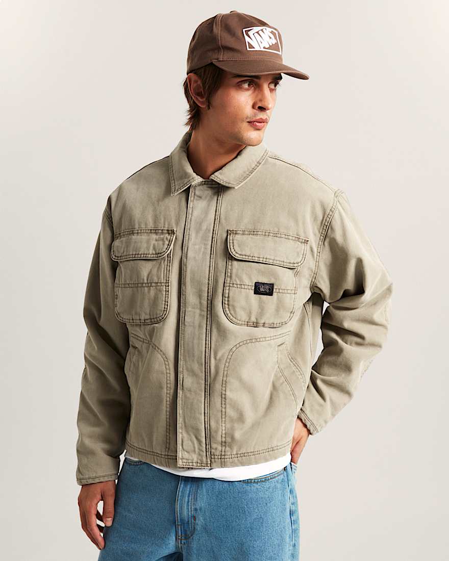 Umber Pigment CanvasJacke VANS Grau ALT2