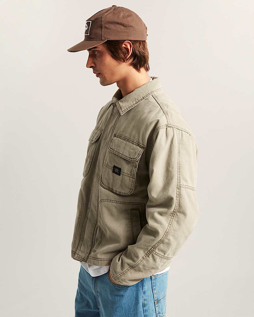 Umber Pigment CanvasJacke VANS Grau ALT4