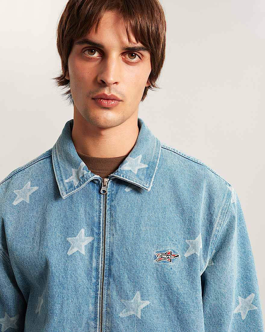 Pomona Denim Station Jacket STONEWASHBLUE VANS Blau ALT6