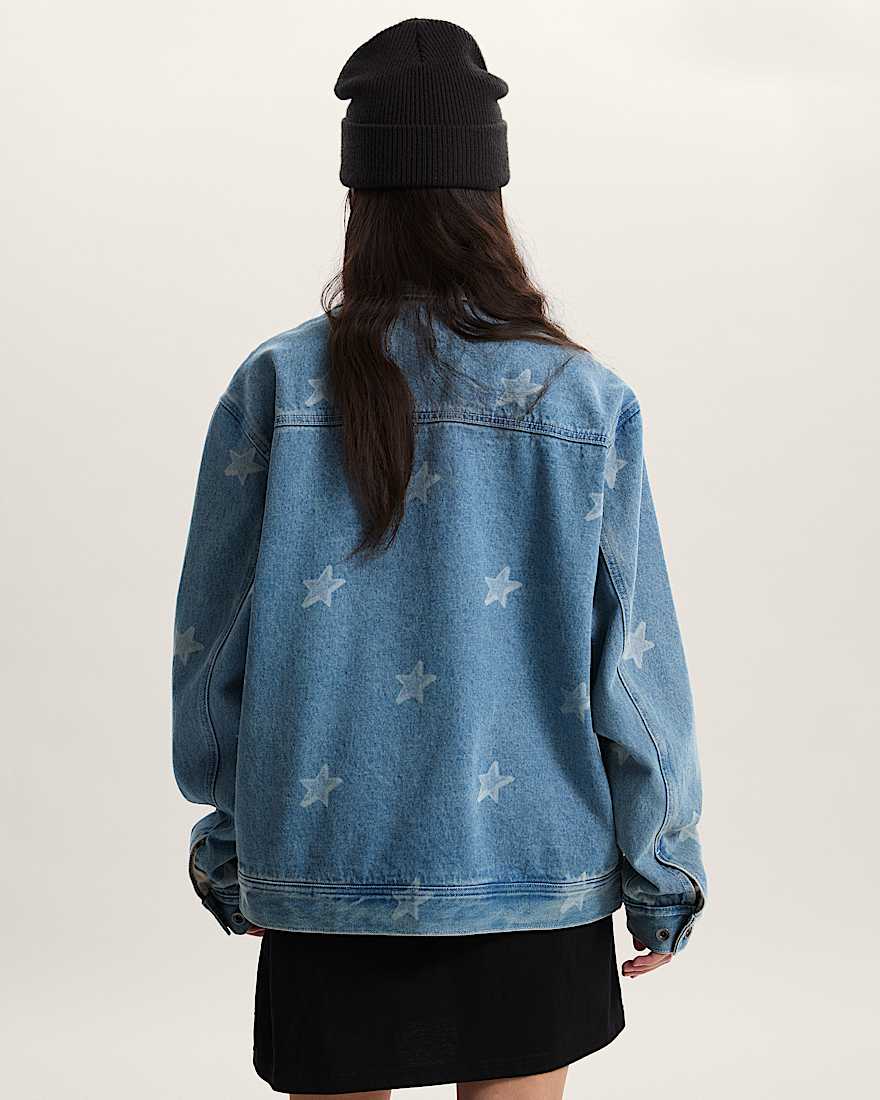 Pomona Denim Station Jacket STONEWASHBLUE VANS Blau ALT8