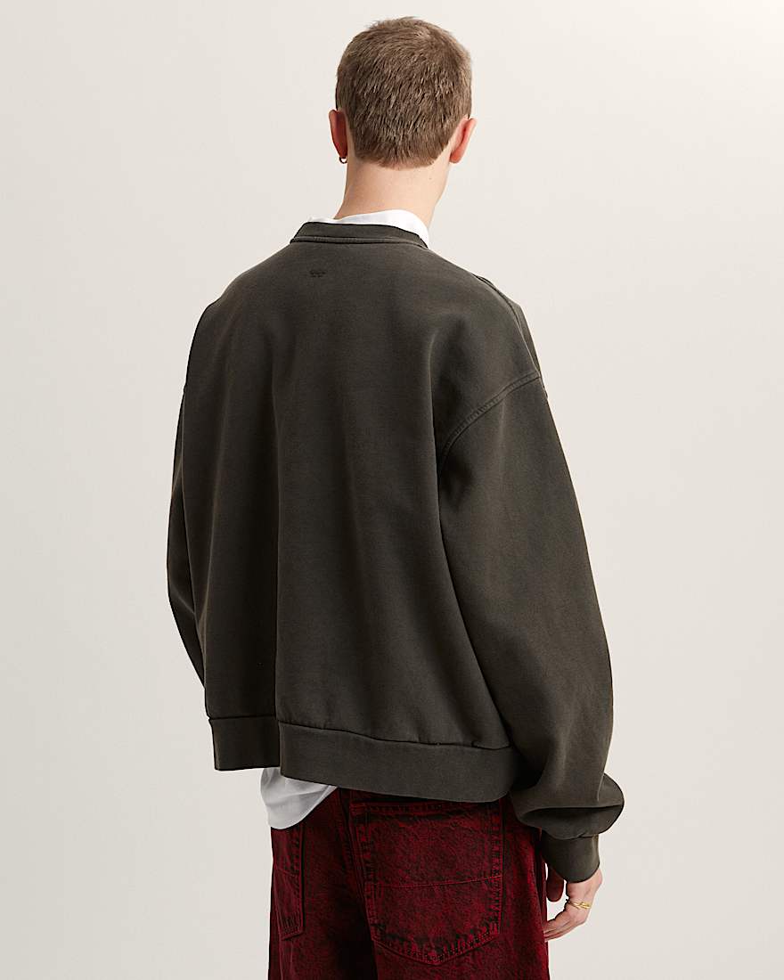 Premium Sweatshirts mit Rundhalsausschnitt VANS Schwarz ALT3