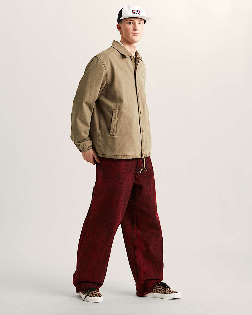 Torrey CoachJacke aus hochwertigem Denim VANS Braun ALT5