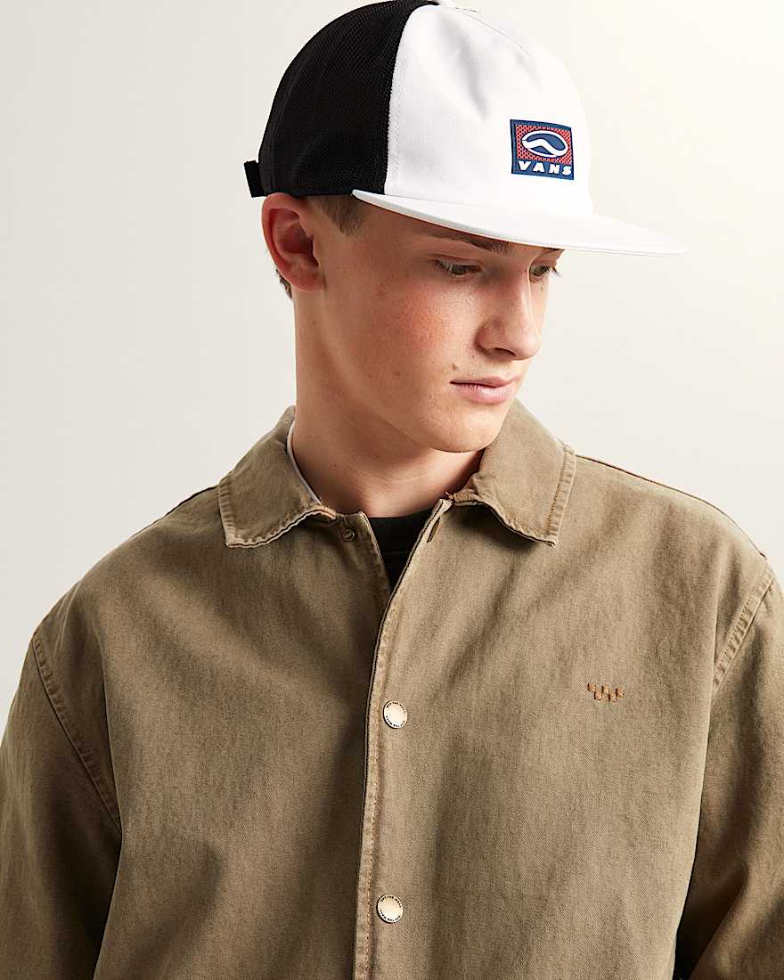 Torrey CoachJacke aus hochwertigem Denim VANS Braun ALT6