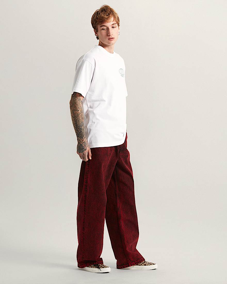 Check5 BaggyJeans aus Denim VANS Rot ALT5