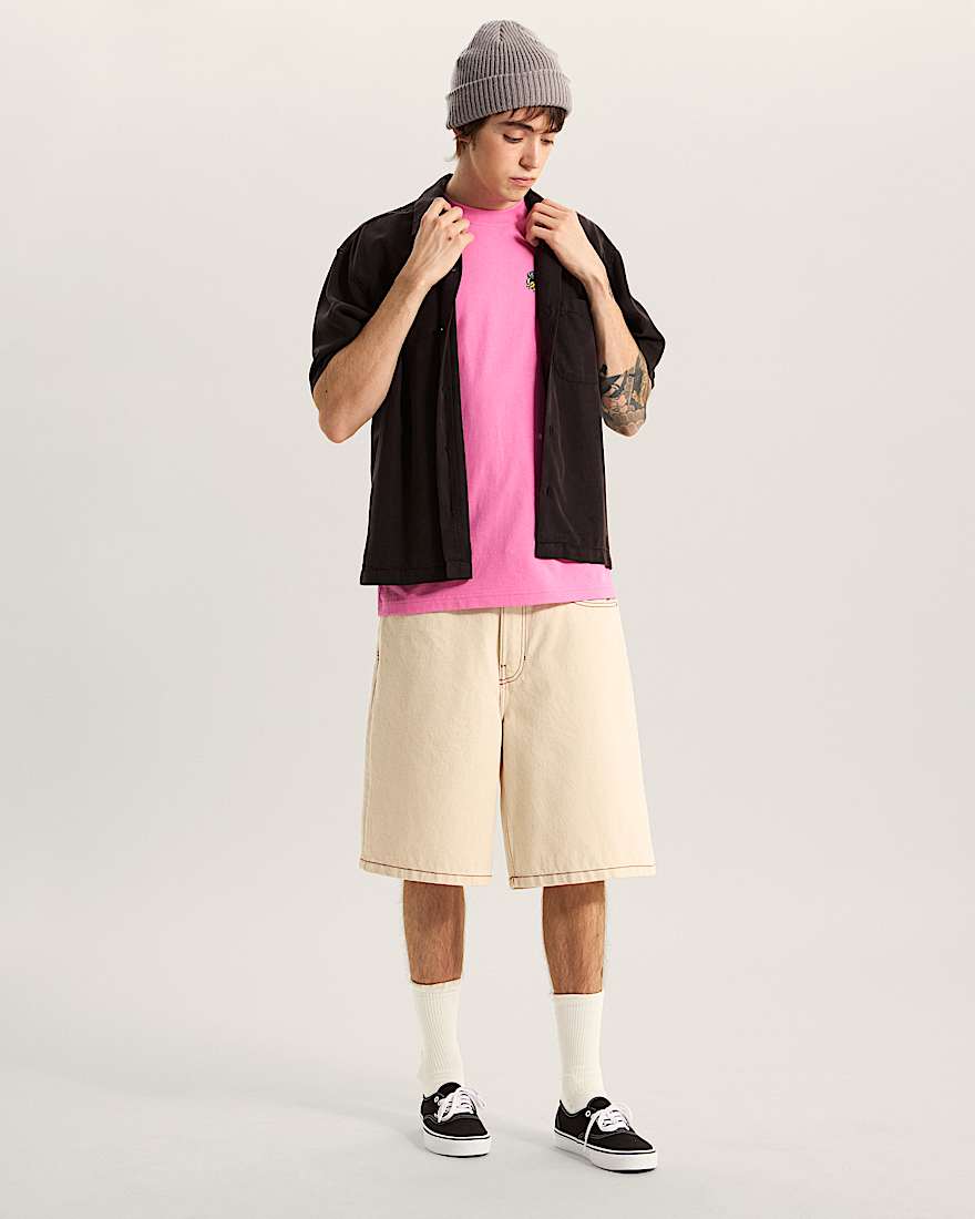 Van Doren Check Camp TShirt VANS Schwarz ALT4