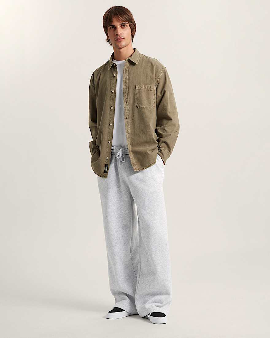 Pigmentgefrbtes Lawson SeersuckerLangarmhemd VANS Braun ALT5