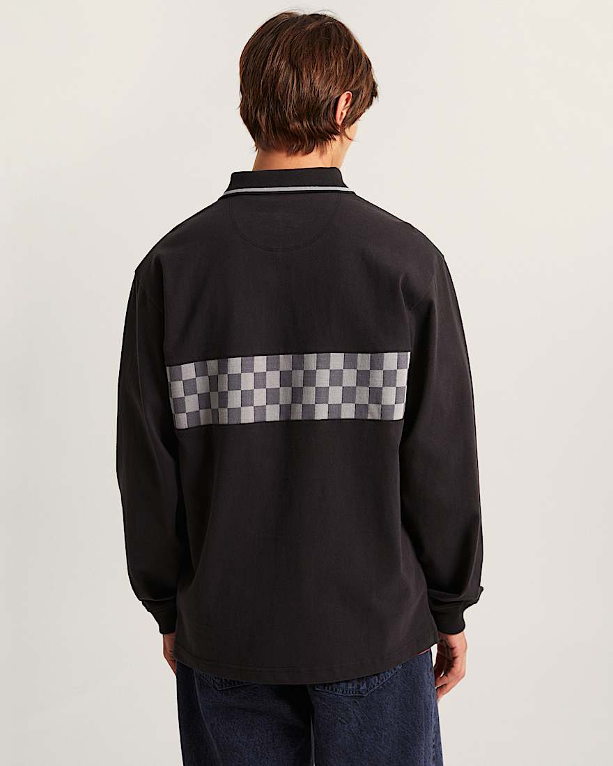 Medford Checkerboard LangarmPolohemd VANS Schwarz ALT3