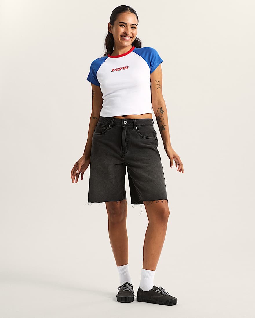 Clare Baby TShirt VANS Blau ALT4