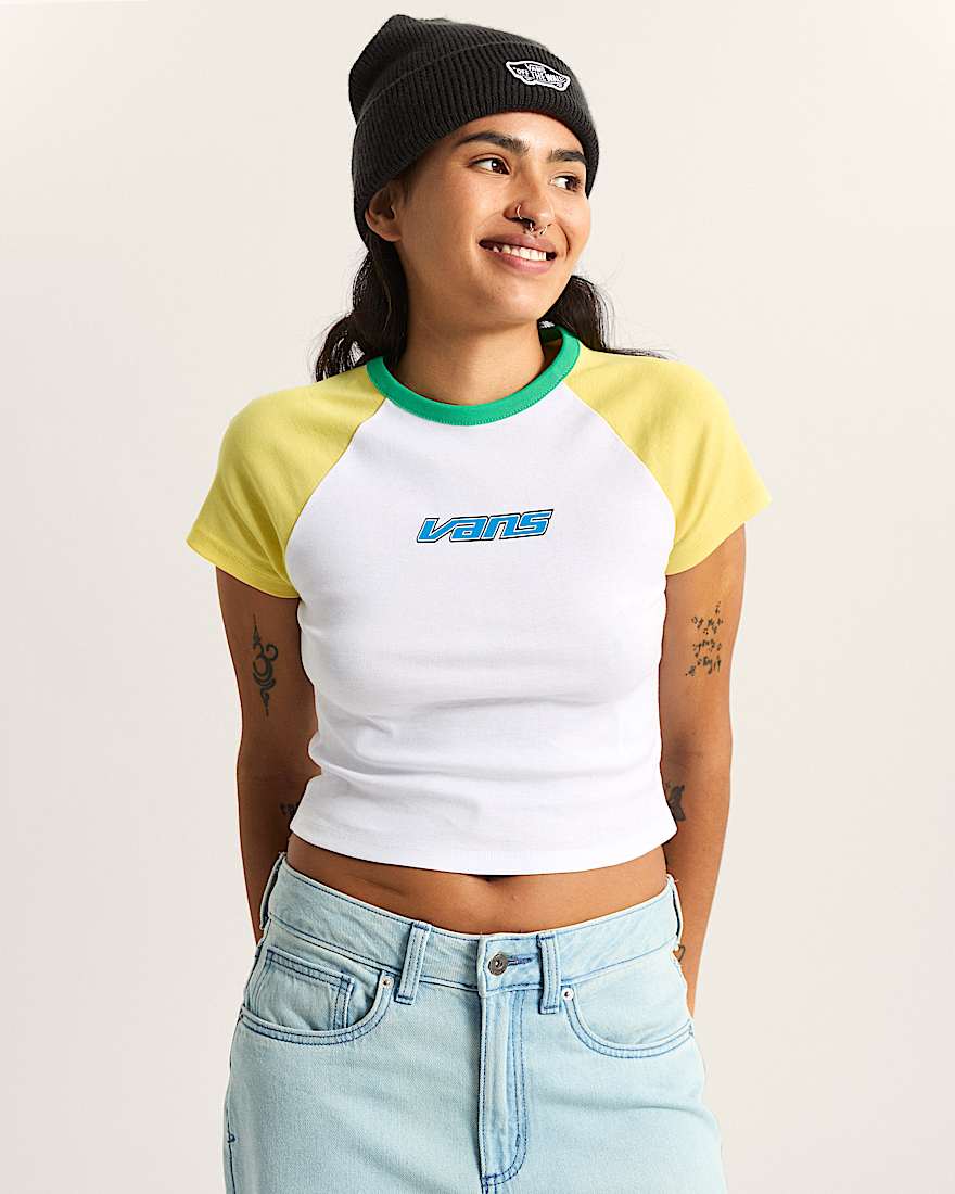 Clare Baby TShirt VANS Gelb ALT2