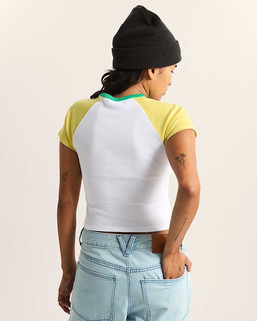 Clare Baby TShirt VANS Gelb ALT3