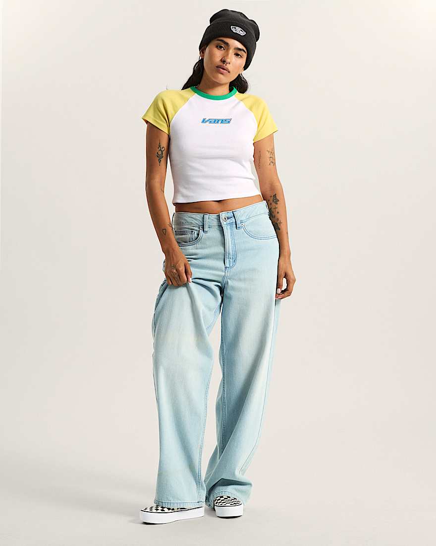 Clare Baby TShirt VANS Gelb ALT4