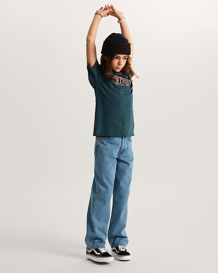 Kinder Night Spark TShirt 814 Jahre VANS Grn ALT4