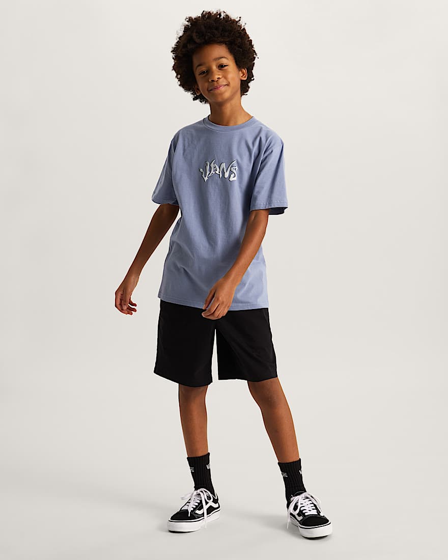 Kinder Wild Circle TShirt 814 Jahre VANS Grau ALT4