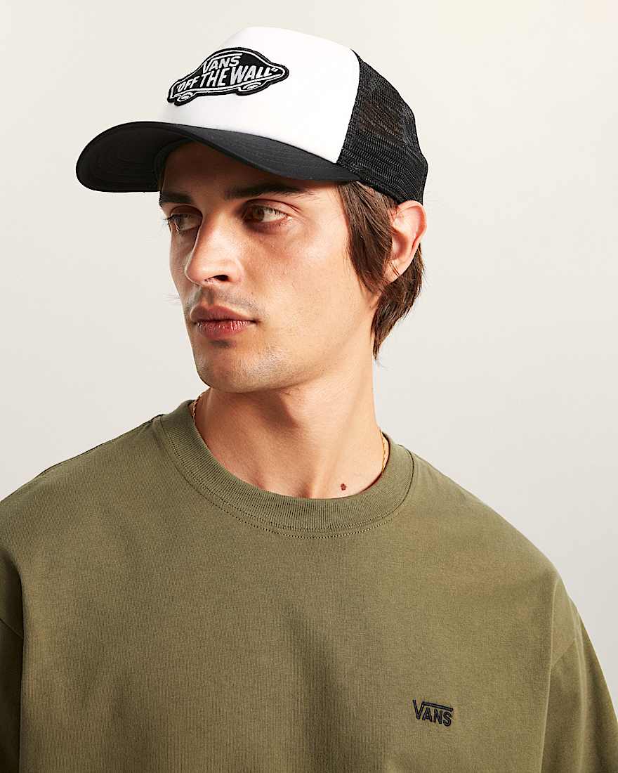 Classic Patch Curved Bill Trucker Cap VANS Schwarz ALT3