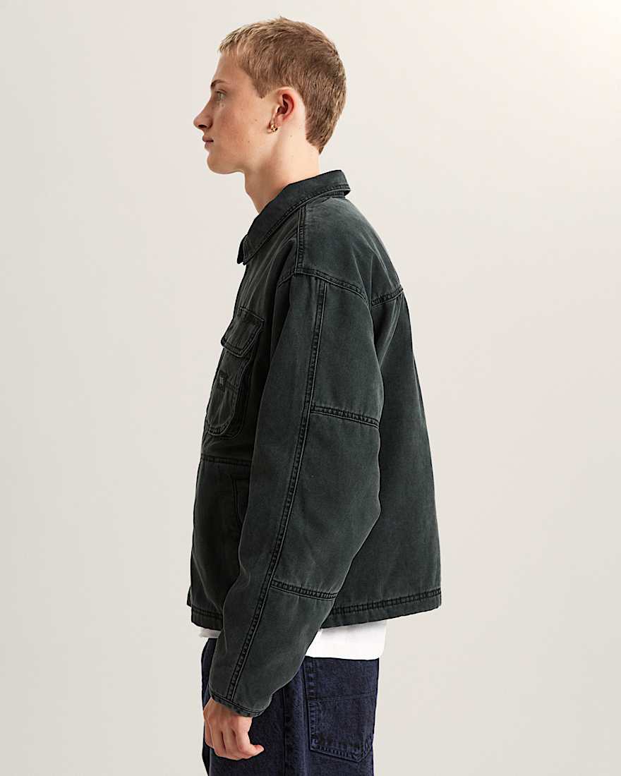 Umber Pigment Canvas Jacket Black VANS Schwarz ALT5