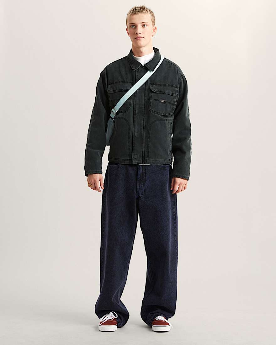 Umber Pigment Canvas Jacket Black VANS Schwarz ALT6