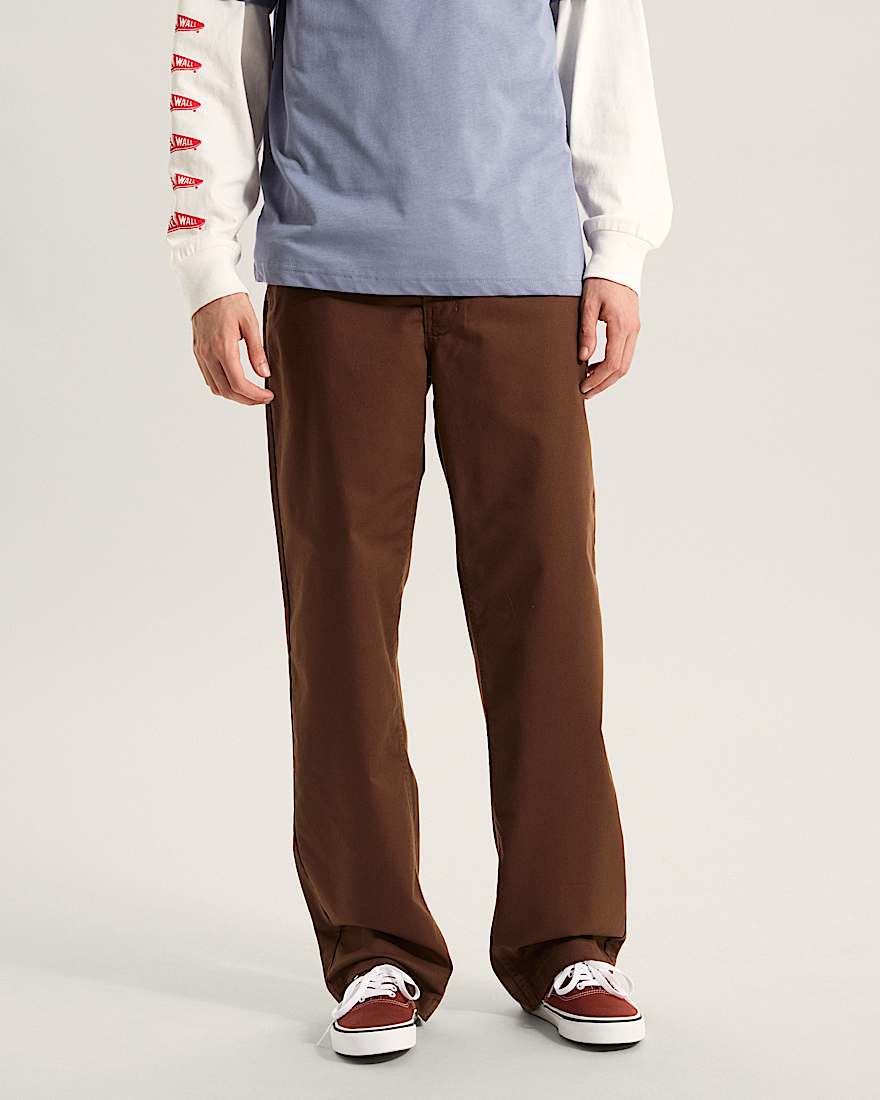 Authentic ChinoHose mit geradem Bein VANS Braun ALT2